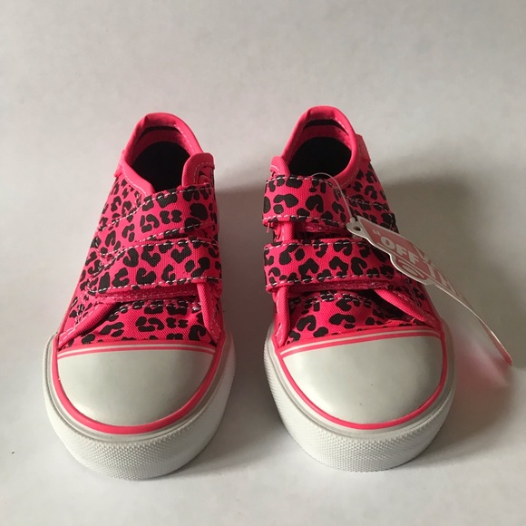 Vans Hot Pink Leopard Print Toddler Shoes - Picture 4 of 7